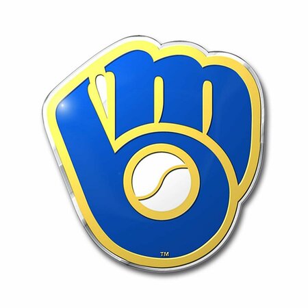 PROMARK 4 x 3 in. Milwaukee Brewers Color Emblem 3 CE3ML16
